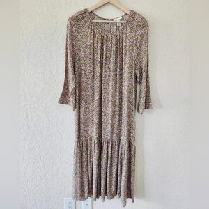 H&M Floral Boho Maxi Dress Size Medium